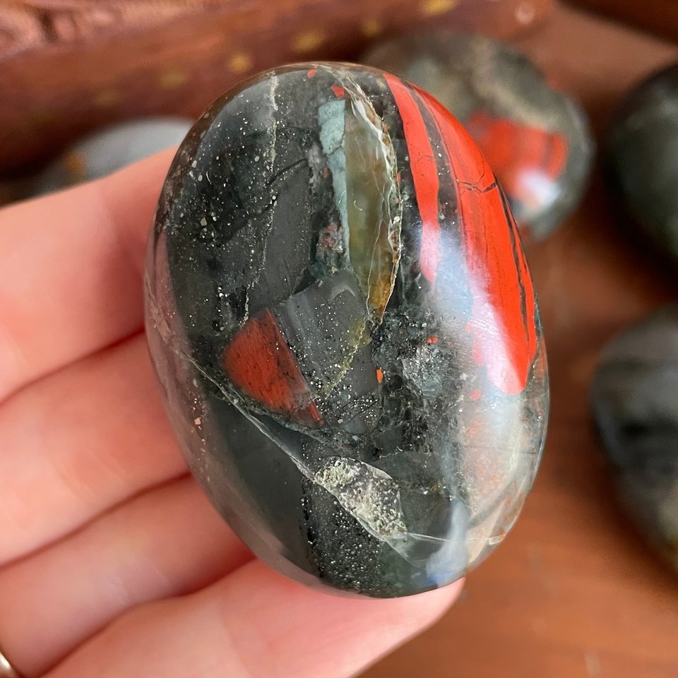 African Bloodstone Palm Stone